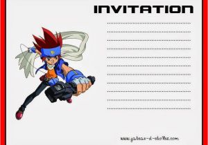 Beyblade Birthday Invitation Template Beyblade Free Printable Kit Beyblade Party for Jacob