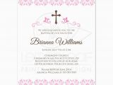 Bible Verse for 1st Birthday Invitations Baby Girl Baptism Invitations Baby Girl Christening