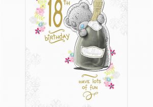 Big 18th Birthday Cards Happy 18th Birthday Me to You Bear Card A01mz084 Me to