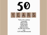 Big 50th Birthday Cards 50th Birthday Card Milestone Birthday Card by Daizybluedesigns