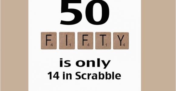Big 50th Birthday Cards 50th Birthday Card Milestone Birthday Scrabble Birthday