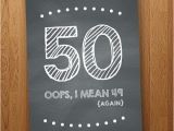 Big 50th Birthday Cards Big Sale Funny 50th Birthday Card Diy Instant by