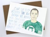 Big Bang theory Birthday Card Big Bang theory Sheldon Birthday Card by Averycampbellart