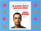 Big Bang theory Birthday Card Items Similar to the Big Bang theory Card Funny Birthday