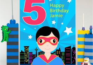 Big Birthday Cards In Stores Superhero Boy Large Birthday Card Colour their Day