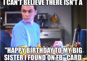 Big Sister Birthday Meme Happy Birthday Sister Meme and Funny Pictures