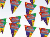 Big W Happy Birthday Banner 12 39 Quot Happy Birthday Quot Pennant Banner Walmart Com