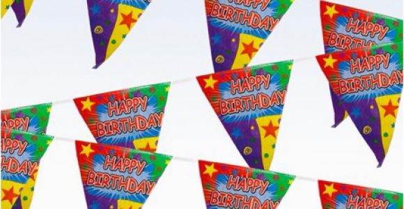 Big W Happy Birthday Banner 12 39 Quot Happy Birthday Quot Pennant Banner Walmart Com