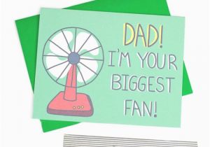 Biggest Birthday Card Dad I 39 M Your Biggest Fan Funny Card for Dad Dad by Turtlessoup