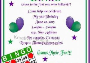 Bingo Birthday Invitations 17 Best Images About Party Bingo On Pinterest Bingo