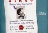 Bingo Birthday Invitations Bingo Milestone Surprise Party Invite This Kid 39 S Eight