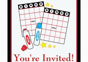 Bingo Birthday Invitations Bingo Party Card Bingo Party and School Fundraising Ideas