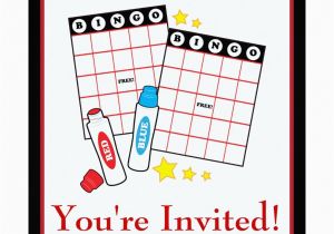 Bingo Birthday Invitations Bingo Party Card Bingo Party and School Fundraising Ideas