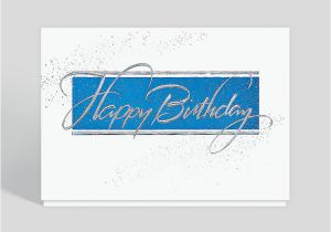 Birthday and Anniversary Cards for Business Happy Birthday Sparkle Greeting Card 300226 Business