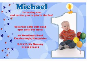 Birthday Announcement Cards First Birthday Party Invitation Ideas Bagvania Free