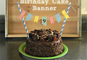 Birthday Banner On Cake Birthday Cake Banner organize and Decorate Everything