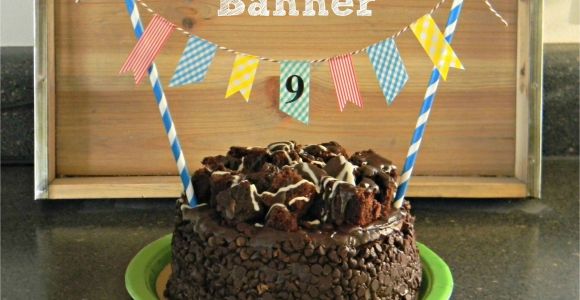 Birthday Banner On Cake Birthday Cake Banner organize and Decorate Everything