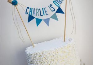 Birthday Banner On Cake Personalized Cake Banner Personalized Cake topper Birthday