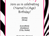 Birthday Bash Invitations Templates Free Birthday Party Invitation Templates for Word