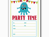 Birthday Bash Invitations Templates Free Birthday Party Invitation Templates for Word