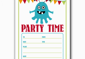 Birthday Bash Invitations Templates Free Birthday Party Invitation Templates for Word