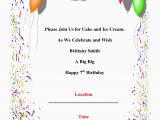 Birthday Bash Invitations Templates Invitations for Birthday Party Template Resume Builder