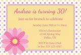 Birthday Brunch Invitation Wording Spring Brunch Birthday Brunch Invitation Diy by