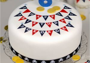 Birthday Cake Decorating Kits Pirate Bunting Birthday Cake Decorating Kit by Clever