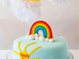 Birthday Cake Decorating Kits Rainbow themed Diy Birthday Cake Decorating Kit for Kids