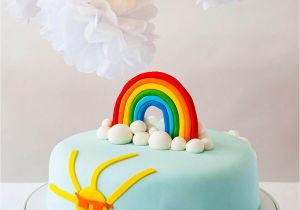 Birthday Cake Decorating Kits Rainbow themed Diy Birthday Cake Decorating Kit for Kids
