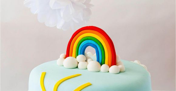 Birthday Cake Decorating Kits Rainbow themed Diy Birthday Cake Decorating Kit for Kids