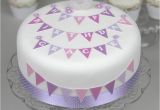 Birthday Cake Kits for Cake Decorating Personalised Bunting Birthday Cake Decorating Kit by