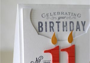 Birthday Card 11 Yr Old Girl Notable Nest Girl 39 S 11th Birthday Pti Blog Hop