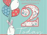 Birthday Card 2 Year Old Boy for A Special Baby Boy who is Two today From Rufus Rabbit