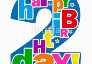 Birthday Card 2 Year Old Boy Quot Quot Happy 2nd Birthday Quot Card Second Two Years Old You Re 2