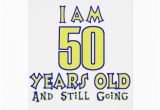 Birthday Card 50 Years Old 50 Years Old Birthday Designs Greeting Card Zazzle