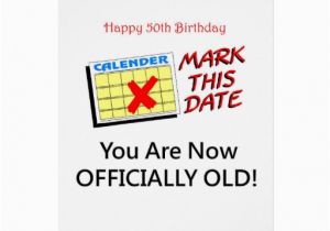 Birthday Card 50 Years Old Cute 50 Year Old Birthday Gifts Greeting Card Zazzle