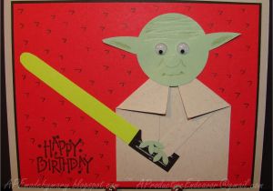 Birthday Card 7 Year Old Boy A Paper Endeavor Yoda Birthday