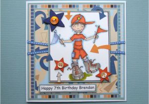 Birthday Card 7 Year Old Boy Birthday Card for 7 Year Old Boy Cards Pinterest
