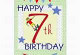 Birthday Card 7 Year Old Boy Children 39 S Birthday Card Boy 7 Years Old Zazzle Com