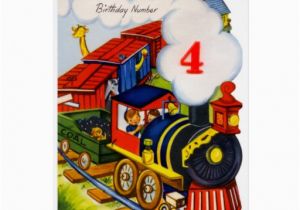 Birthday Card 7 Year Old Boy Happy Birthday 4 Year Old Boy Greeting Cards Zazzle