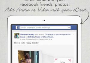 Birthday Card App for Facebook Clevercards Greeting Cards Ecards for Facebook On the