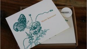 Birthday Card Box Sets Happy Birthday Card Box Set by Pressedco On Etsy