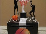 Birthday Card Boxes for Parties Birthday Party Basketball Black White Card Box