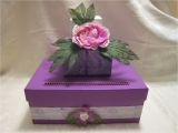 Birthday Card Boxes for Parties Lavendar Wedding Birthday Party Card Box