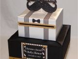 Birthday Card Boxes for Parties Little Gentleman Mustache theme Baby Shower Birthday Card