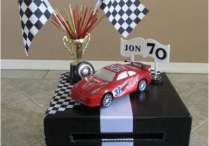 Birthday Card Boxes for Parties Nascar themed Birthday Card Money Box Custom Made