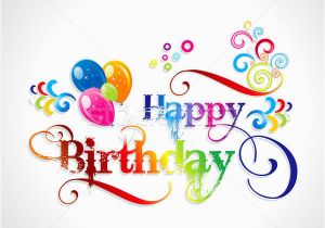Birthday Card Designer Free Abtract Colorful Birthday Card Design Vector Illustration