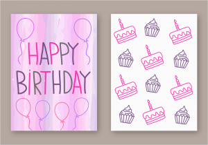 Birthday Card Designer Free Free Happy Birthday Card Vector Download Free Vector Art