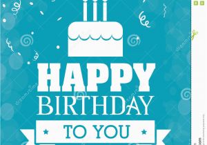 Birthday Card Designer Free Happy Birthday Card Design Stock Vector Illustration Of